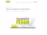 peham-planung.at Webseite Vorschau