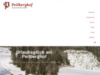 peilberghof.at Webseite Vorschau