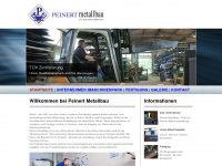 peinert-metallbau.de Webseite Vorschau