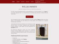 pension-am-alten-waschhaus.de Webseite Vorschau