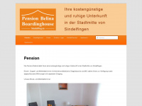 pension-belina.de Webseite Vorschau