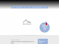 pension-bohemia.at Webseite Vorschau