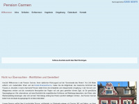 pension-carmen.de Webseite Vorschau