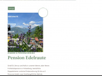 pension-edelraute.at Webseite Vorschau
