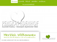 pension-edenhof.de Webseite Vorschau