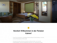 pension-kahrer.at Webseite Vorschau