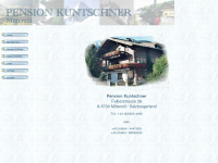 pension-kuntschner.at Webseite Vorschau