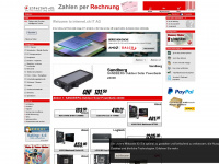 internet.ch Webseite Vorschau
