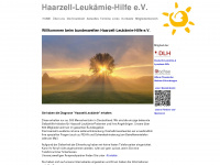 haarzell-leukaemie.de Webseite Vorschau