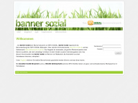 banner-sozial.de Webseite Vorschau
