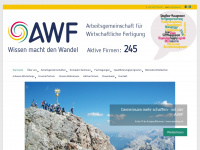 awf.de Webseite Vorschau