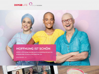 dkms-life.de Webseite Vorschau