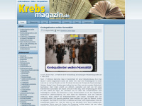 krebsmagazin.de Webseite Vorschau