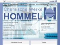 hommel-pharma.com Webseite Vorschau