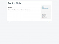 pension-mchrist.de Webseite Vorschau