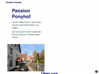 pension-ponyhof-muecke.de Webseite Vorschau