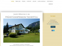 pension-tschertou.at Webseite Vorschau