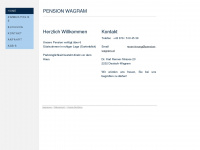 pension-wagram.at Webseite Vorschau