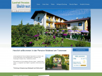 pension-waldrast.at Webseite Vorschau