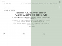 pension-waldhauser.at Webseite Vorschau