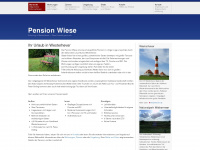 pension-wiese.de Webseite Vorschau