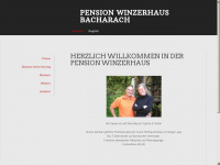 pension-winzerhaus.de Webseite Vorschau