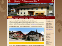 pension-zur-post.de Webseite Vorschau