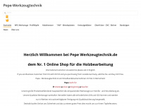 pepe-werkzeugtechnik.de Webseite Vorschau