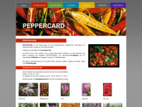peppercard.ch Webseite Vorschau