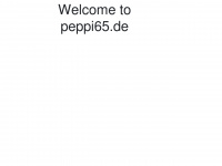 peppi65.de Webseite Vorschau