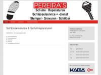 pereiraonline.ch Webseite Vorschau