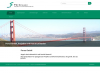 perex.ch Webseite Vorschau