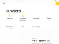 perrin-freres.ch Webseite Vorschau