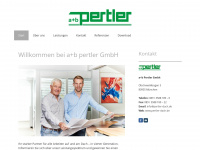pertler-dach.de Webseite Vorschau
