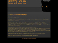 pest-clan.de Webseite Vorschau