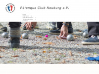 petanque-club-neuburg.de Webseite Vorschau