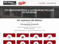 peter-degen-olching.de Webseite Vorschau