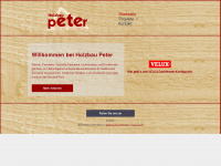 peter-holzbau.de Webseite Vorschau