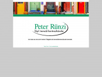 peter-ruenzi.ch Webseite Vorschau