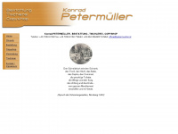 petermueller.at Webseite Vorschau