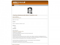 peterninaus.at Webseite Vorschau