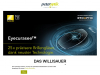 peteroptik.ch Webseite Vorschau
