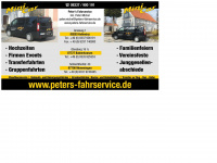 peters-fahrservice.de Webseite Vorschau
