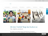 testdaf.de Webseite Vorschau
