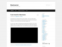 beatreactor.de Webseite Vorschau