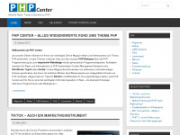 php-center.de Webseite Vorschau