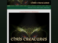 chriscreatures.com Webseite Vorschau