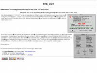 the-dot.de Webseite Vorschau
