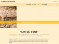 namibia-forum.ch Webseite Vorschau