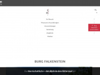 burg-falkenstein.de Webseite Vorschau